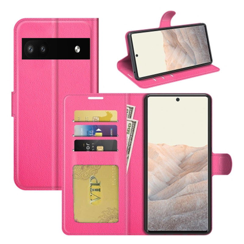 Leather Folio Wallet Case for Google Pixel 6a Leather Folio Wallet Case for Google Pixel 6a
